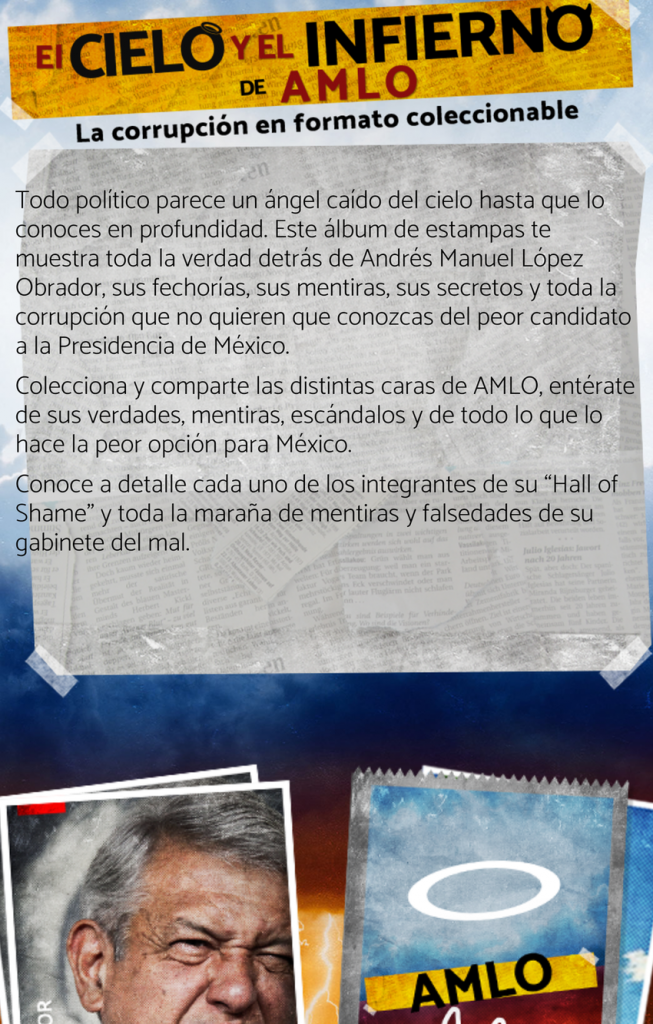 Portal web para atacar a AMLO