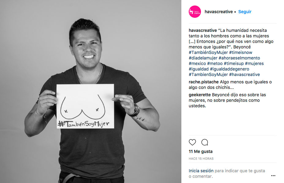 #TambiénSoyMujer, la controvertida campaña de Havas Creative